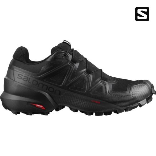 Sapatilhas Trail Running Salomon Speedcross 5 GTX Masculino Pretas | PT R12039